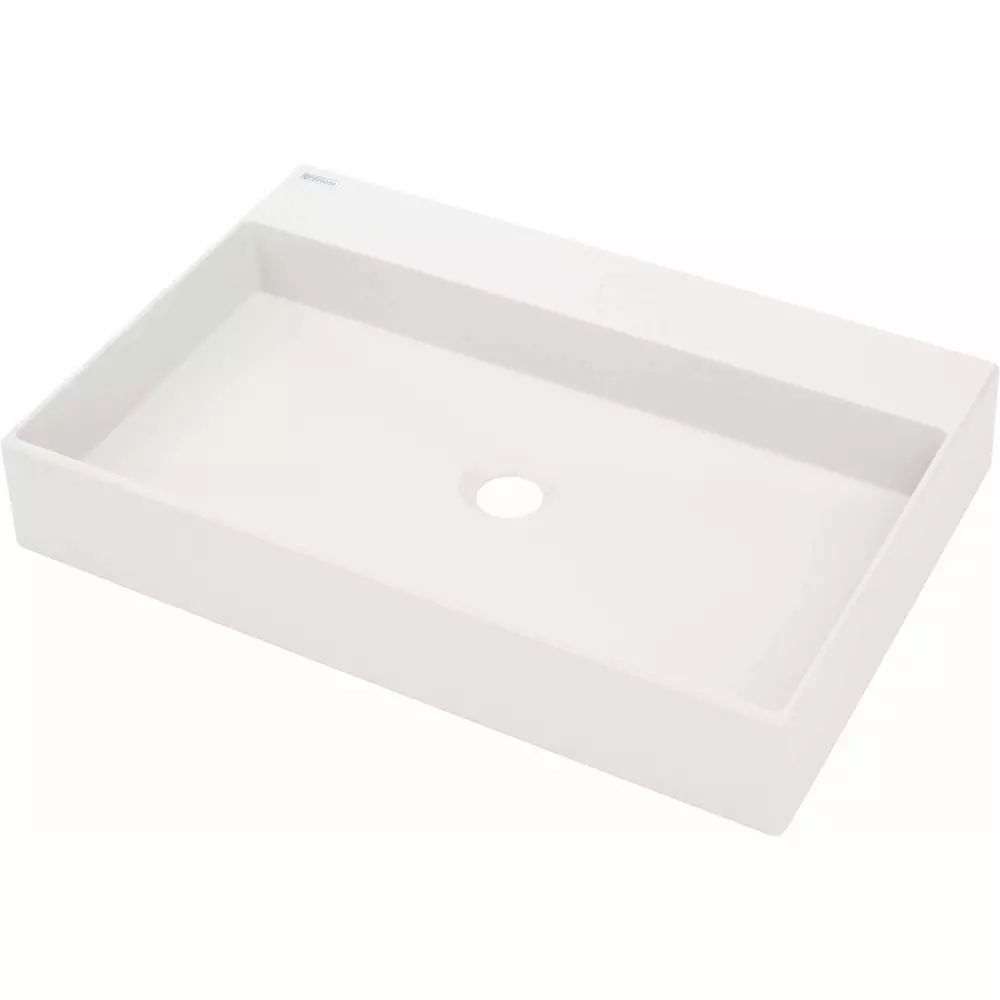 Lavoar pe blat Deante Correo alb 40x60cm