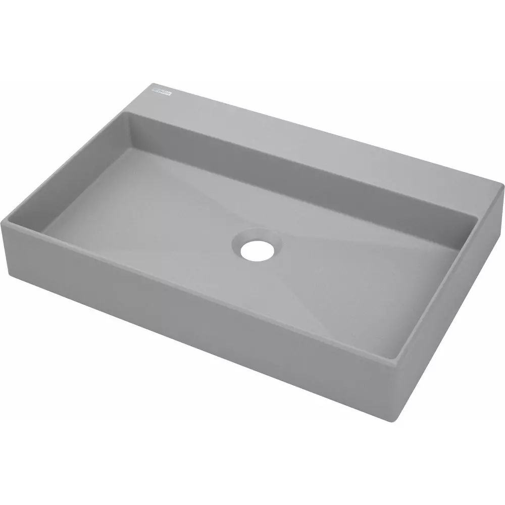 Lavoar pe blat Deante Correo gri-metalic 40x60cm