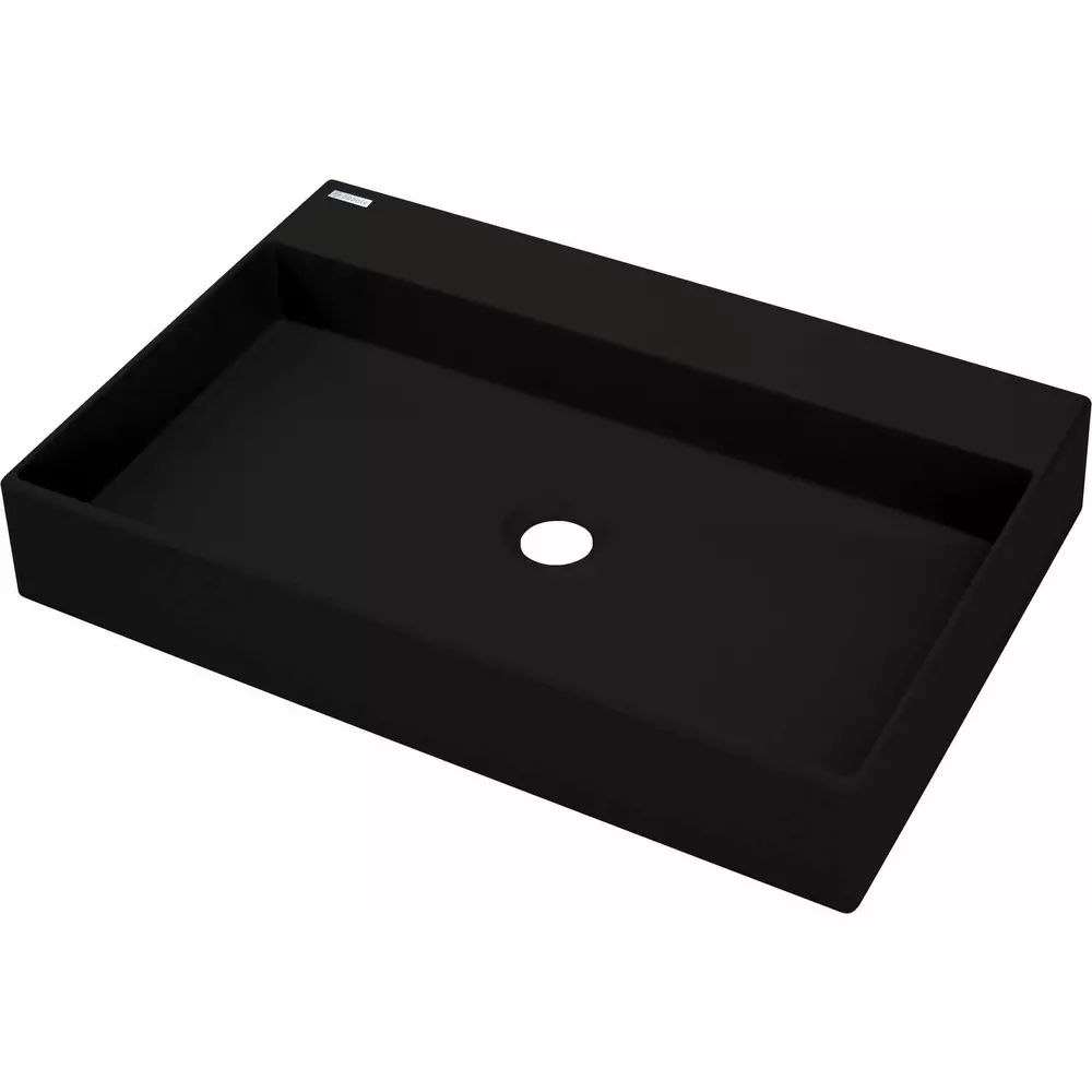 Lavoar pe blat Deante Correo negru-mat 40x60cm