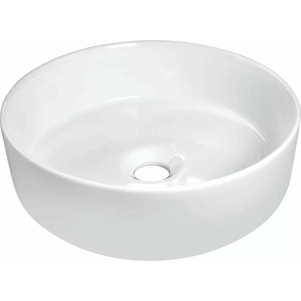 Lavoar pe blat Deante Silia alb 36cm