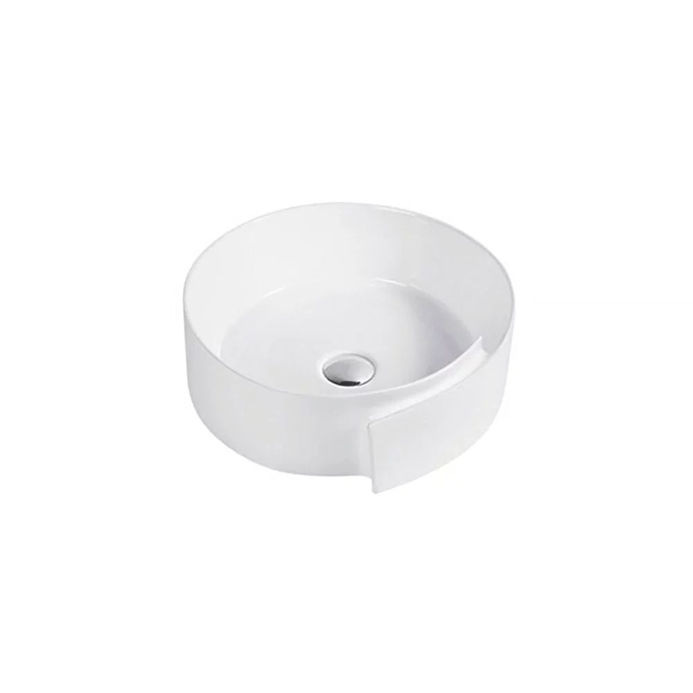 Lavoar pe blat Fluminia Amor alb 44 cm
