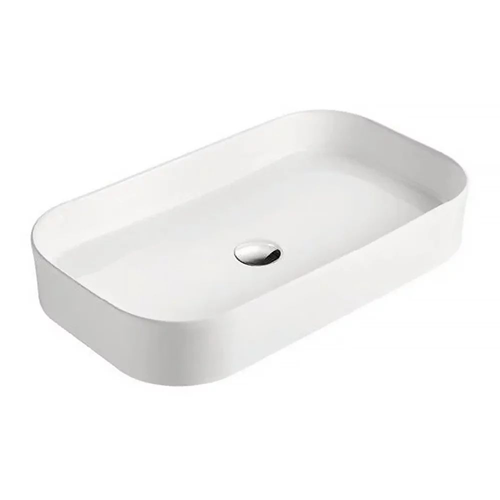 Lavoar pe blat Fluminia Capri alb 75 cm