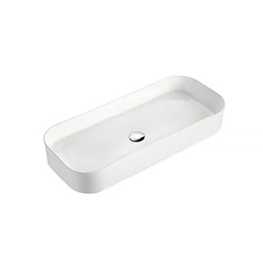 Lavoar pe blat Fluminia Capri alb 85 cm