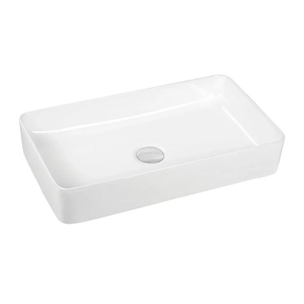Lavoar pe blat Fluminia Lena alb 50 cm
