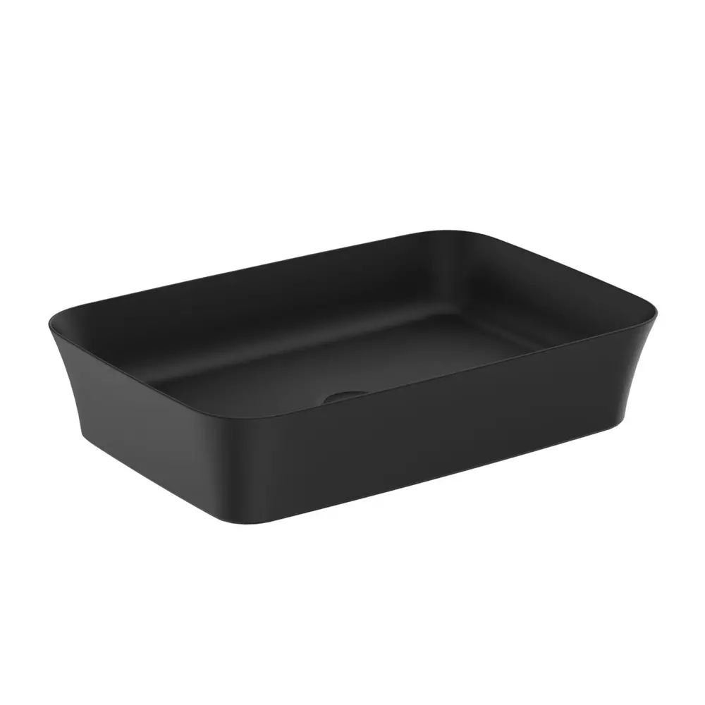 Lavoar pe blat Ideal Standard Atelier Ipalyss 55 cm negru mat