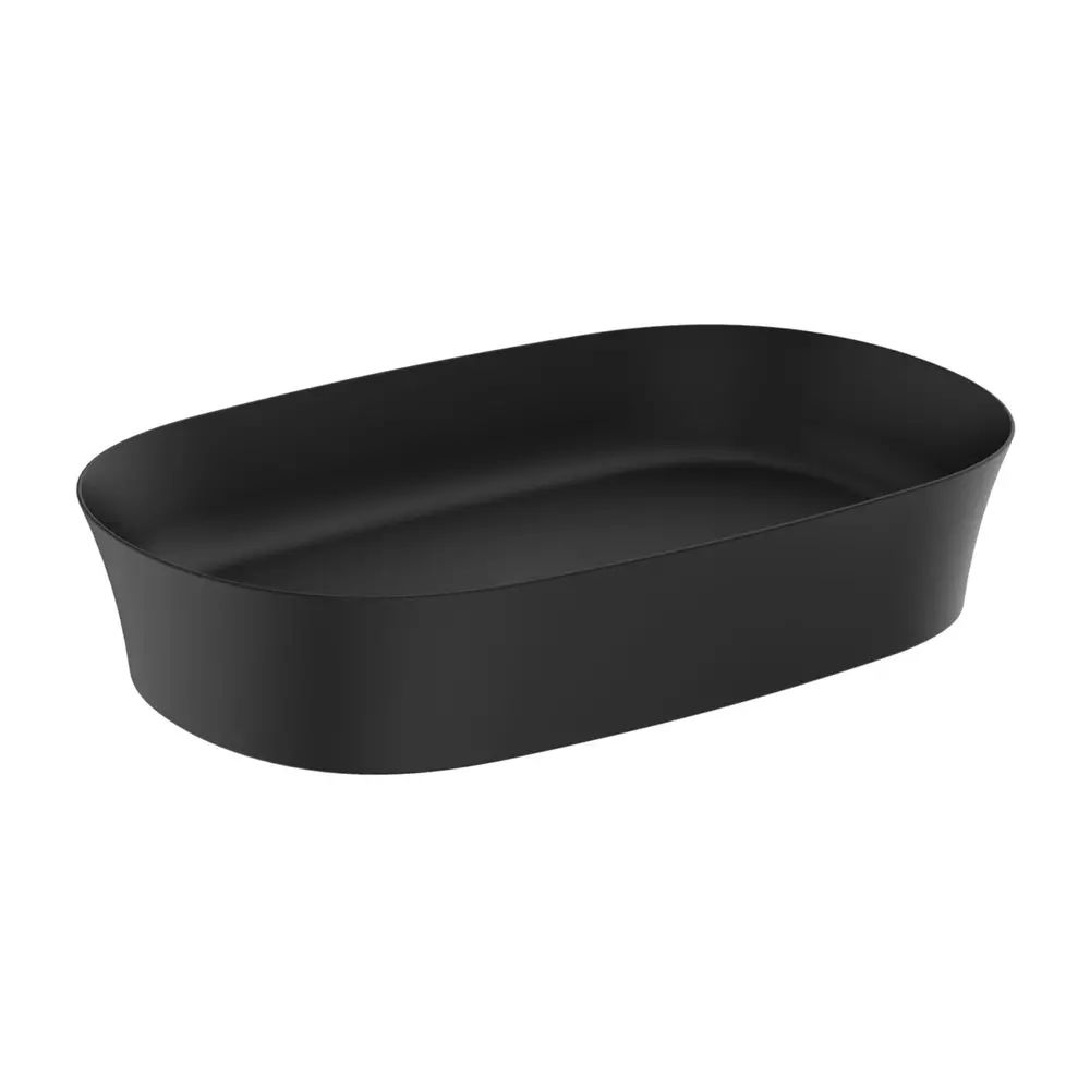 Lavoar pe blat Ideal Standard Atelier Ipalyss 60 cm negru mat
