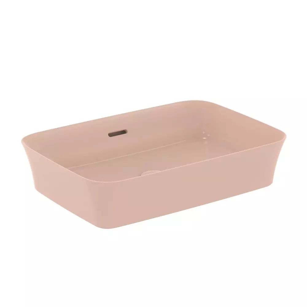 Lavoar pe blat Ideal Standard Atelier Ipalyss Nude 55 cm roz cu preaplin