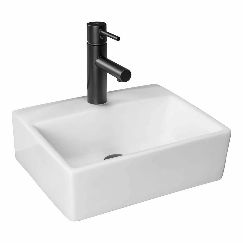 Lavoar pe blat Rea Echo 39 cm alb