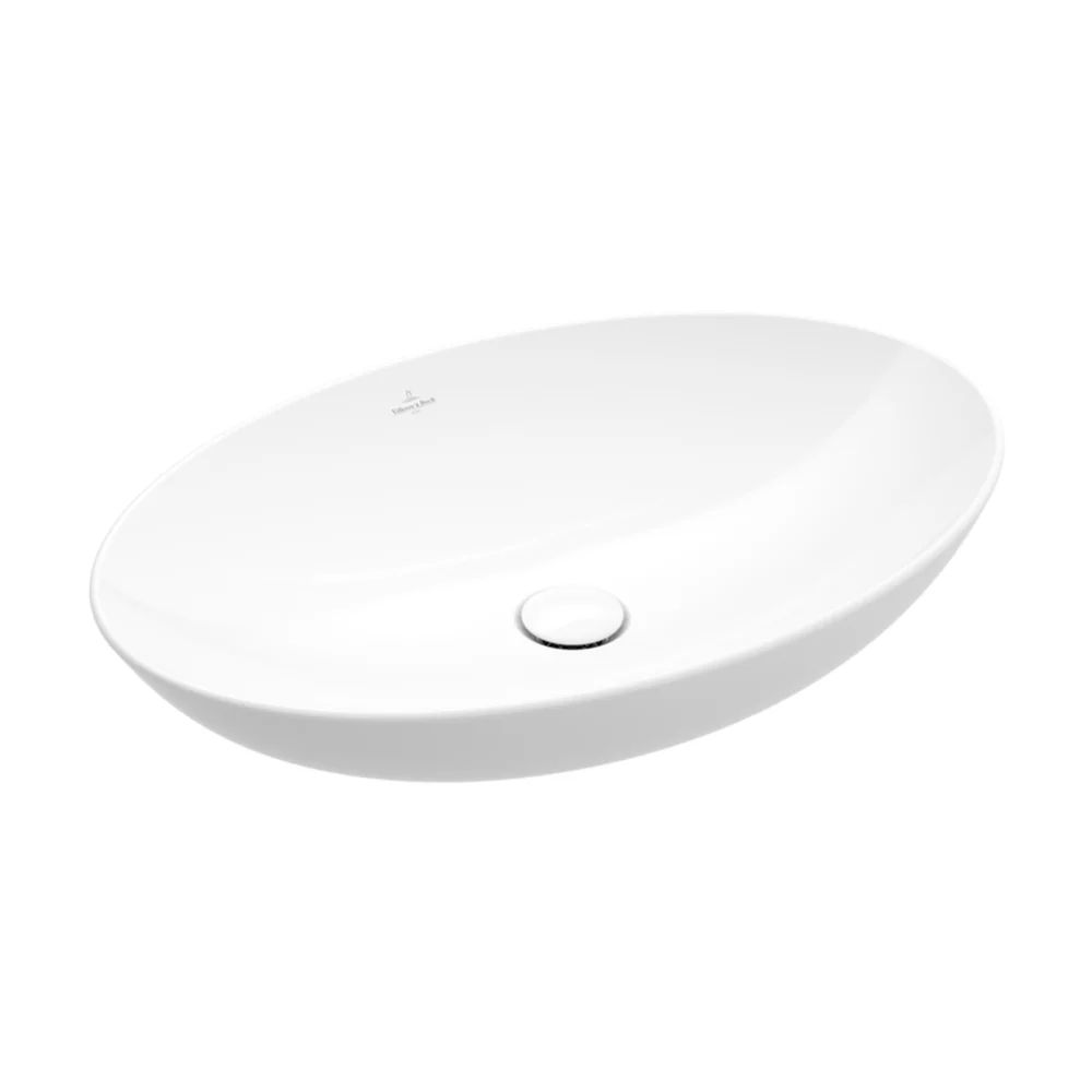 Lavoar pe blat Villeroy&Boch Loop&Friends oval 56 cm alb