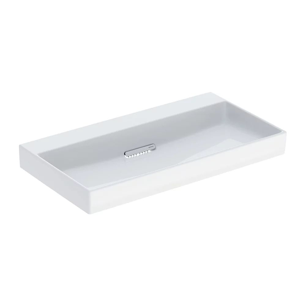 Lavoar pe mobilier Geberit One cu scurgere speciala 90 cm alb
