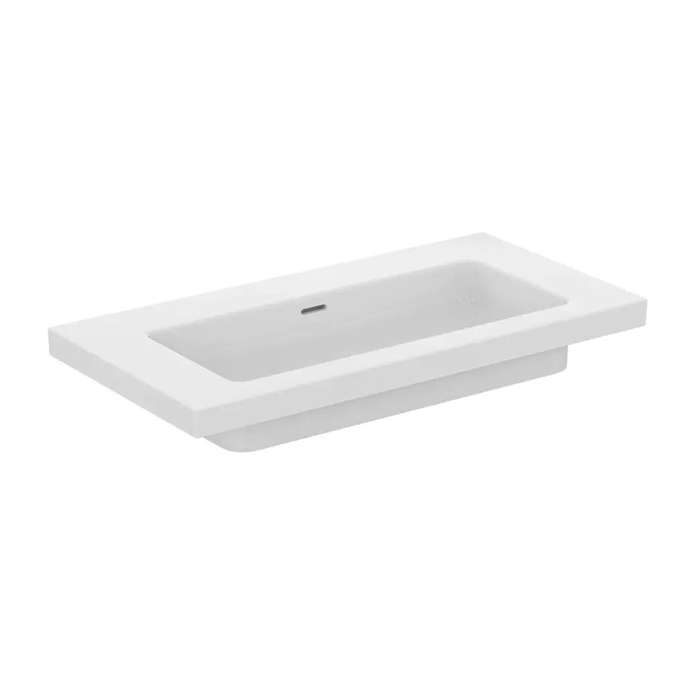 Lavoar pe mobilier Ideal Standard Atelier Extra alb lucios cu orificiu preaplin 101 cm