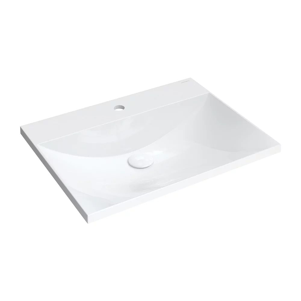 Lavoar pe mobilier Omnires Naxos M+ alb