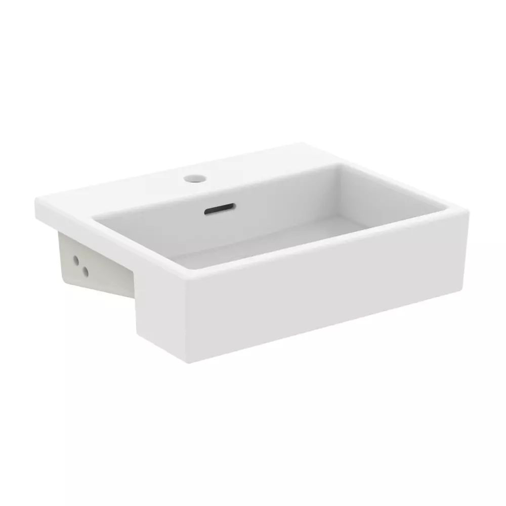 Lavoar semiincastrat Ideal Standard Atelier Extra alb mat 50 cm