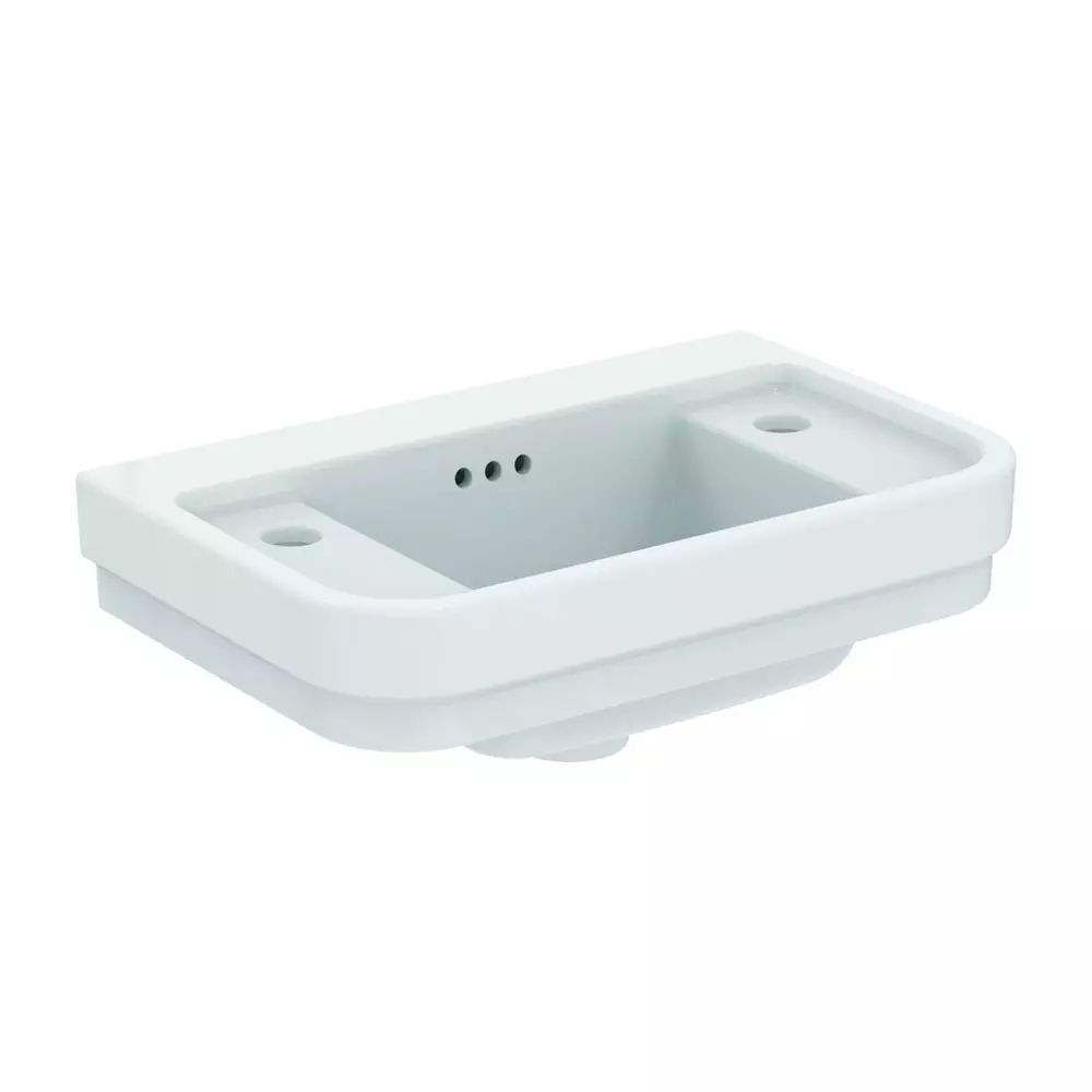 Lavoar suspendat Ideal Standard Atelier Calla alb lucios 50 cm cu 2 orificii baterie