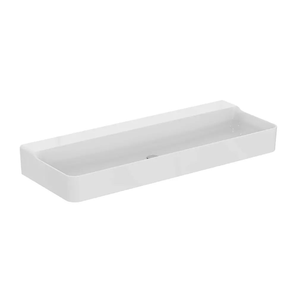 Lavoar suspendat Ideal Standard Atelier Conca 120 cm alb lucios T384501