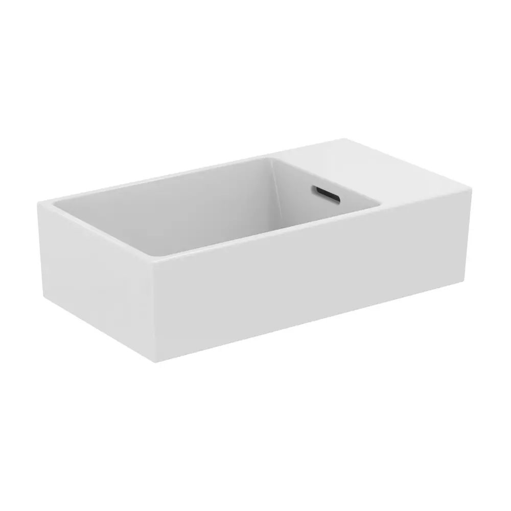 Lavoar suspendat Ideal Standard Atelier Extra 45 cm alb lucios cu orificiu preaplin dreapta