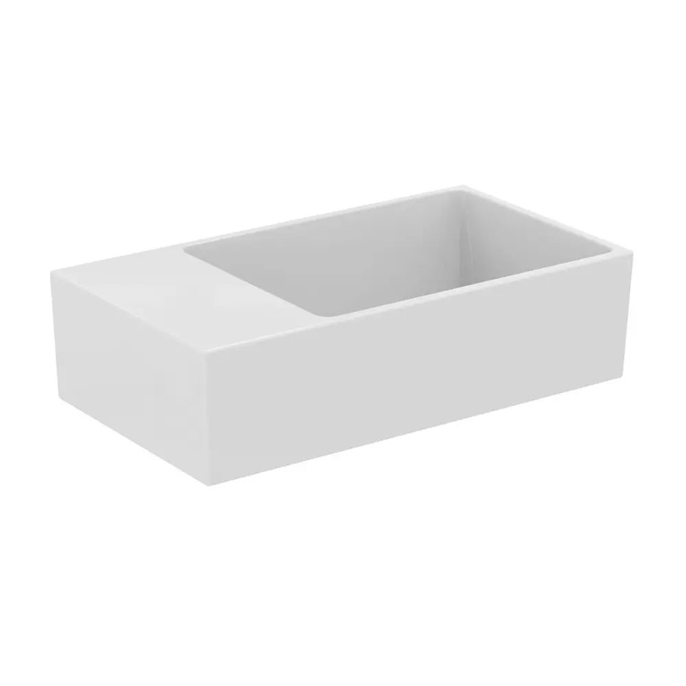 Lavoar suspendat Ideal Standard Atelier Extra 45 cm alb lucios cu orificiu preaplin stanga