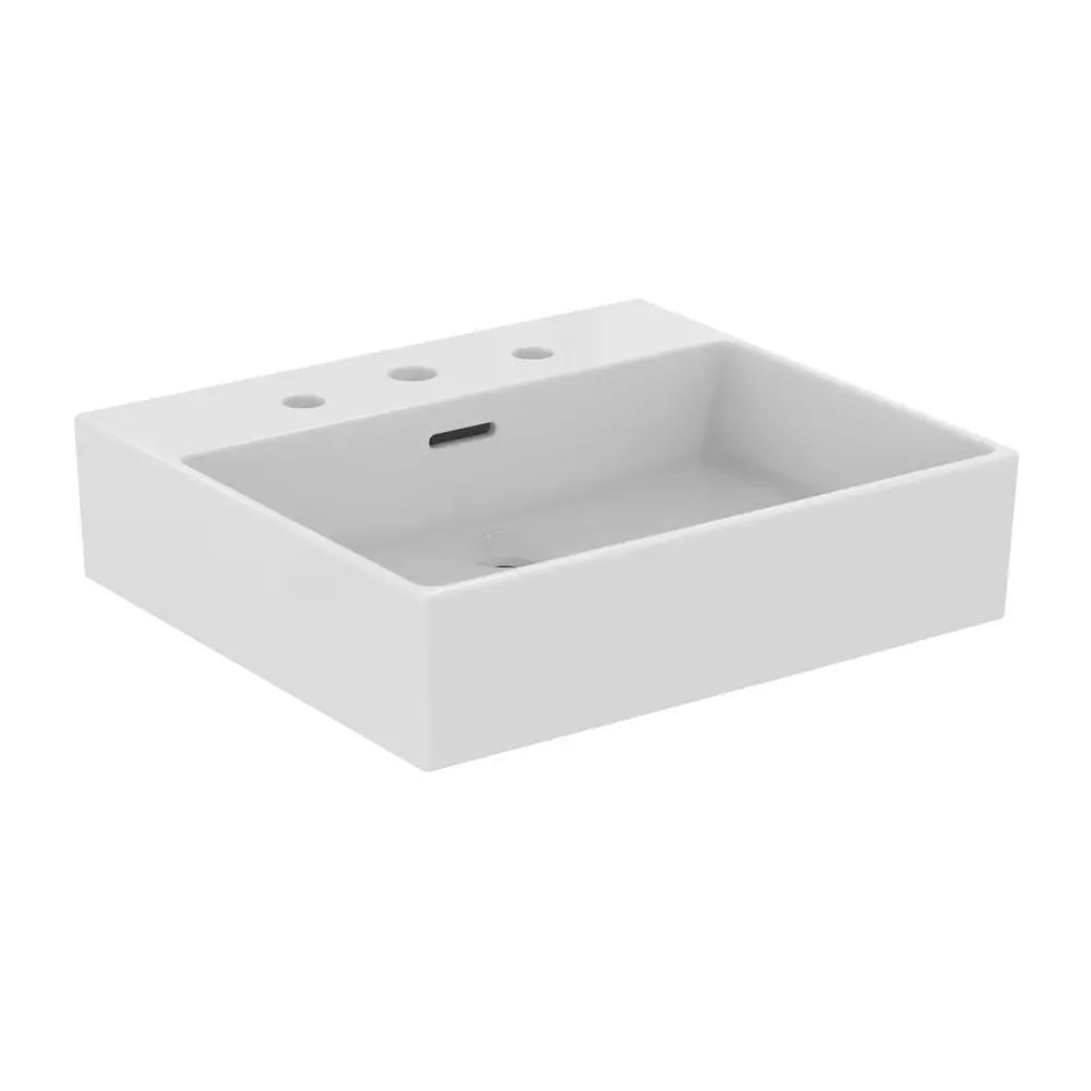 Lavoar suspendat Ideal Standard Atelier Extra alb lucios cu 3 orificii baterie si preaplin 50 cm