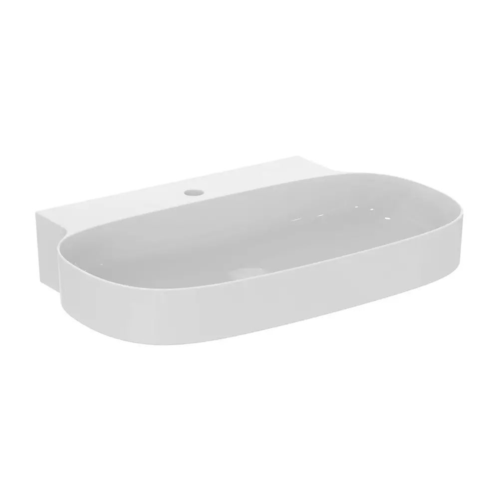 Lavoar suspendat Ideal Standard Atelier Linda-X alb lucios cu orificiu baterie 75 cm