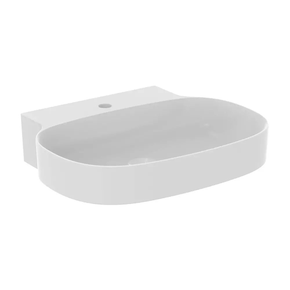 Lavoar suspendat Ideal Standard Atelier Linda-X alb mat cu orificiu baterie 60 cm