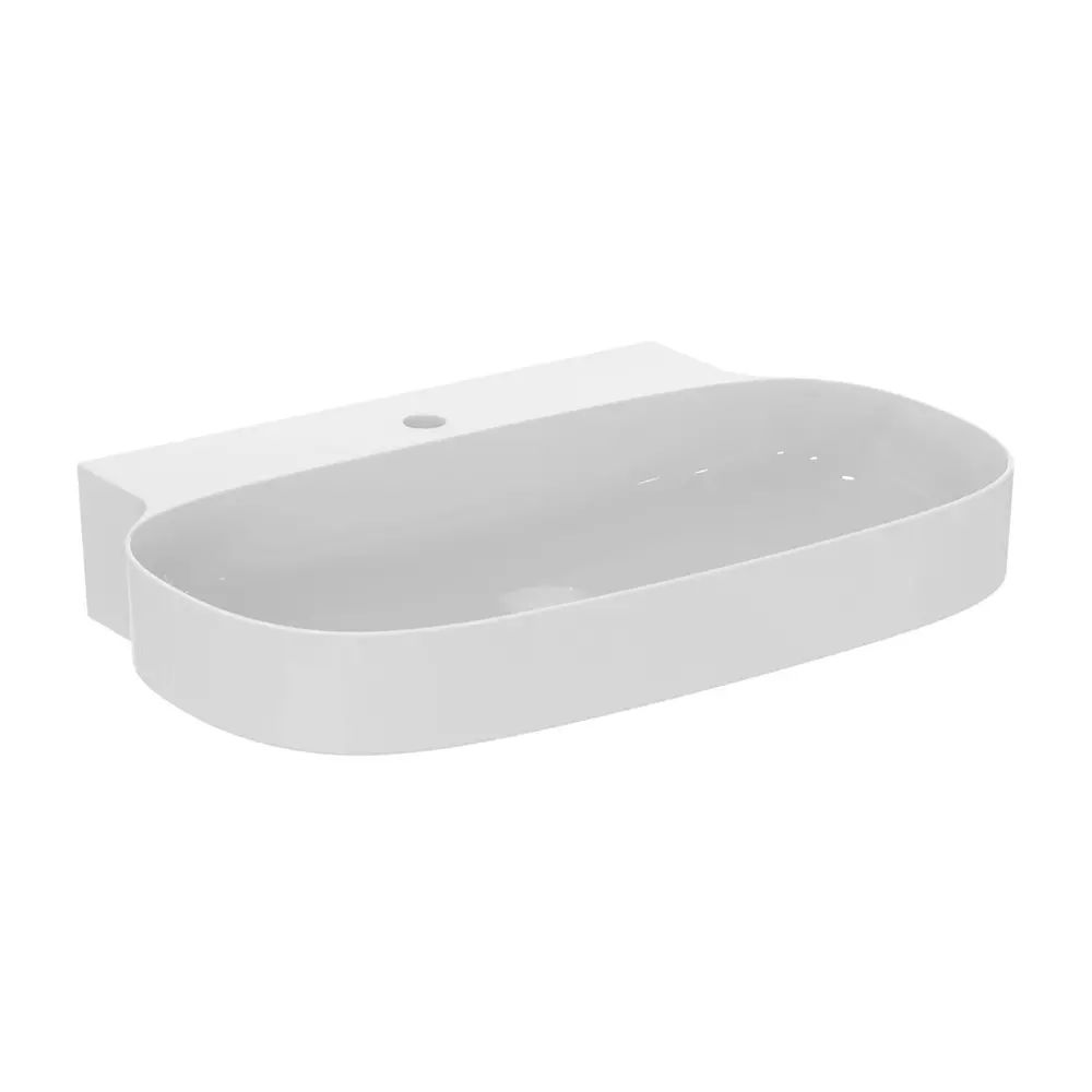 Lavoar suspendat Ideal Standard Atelier Linda-X cu orificiu baterie 75 cm alb lucios