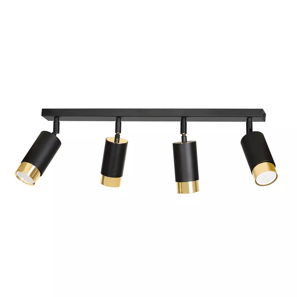 Lustra Emibig Hiro 4 negru/auriu