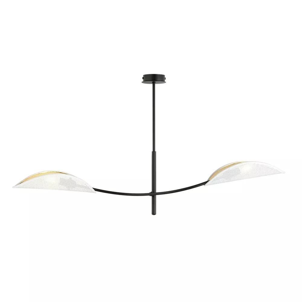 Lustra Emibig Lotus 2 alb/auriu