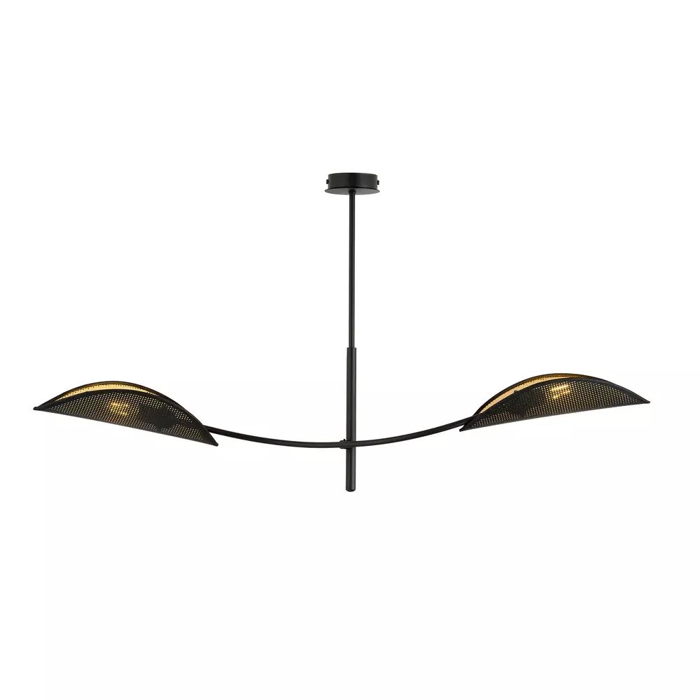 Lustra Emibig Lotus 2 negru/auriu