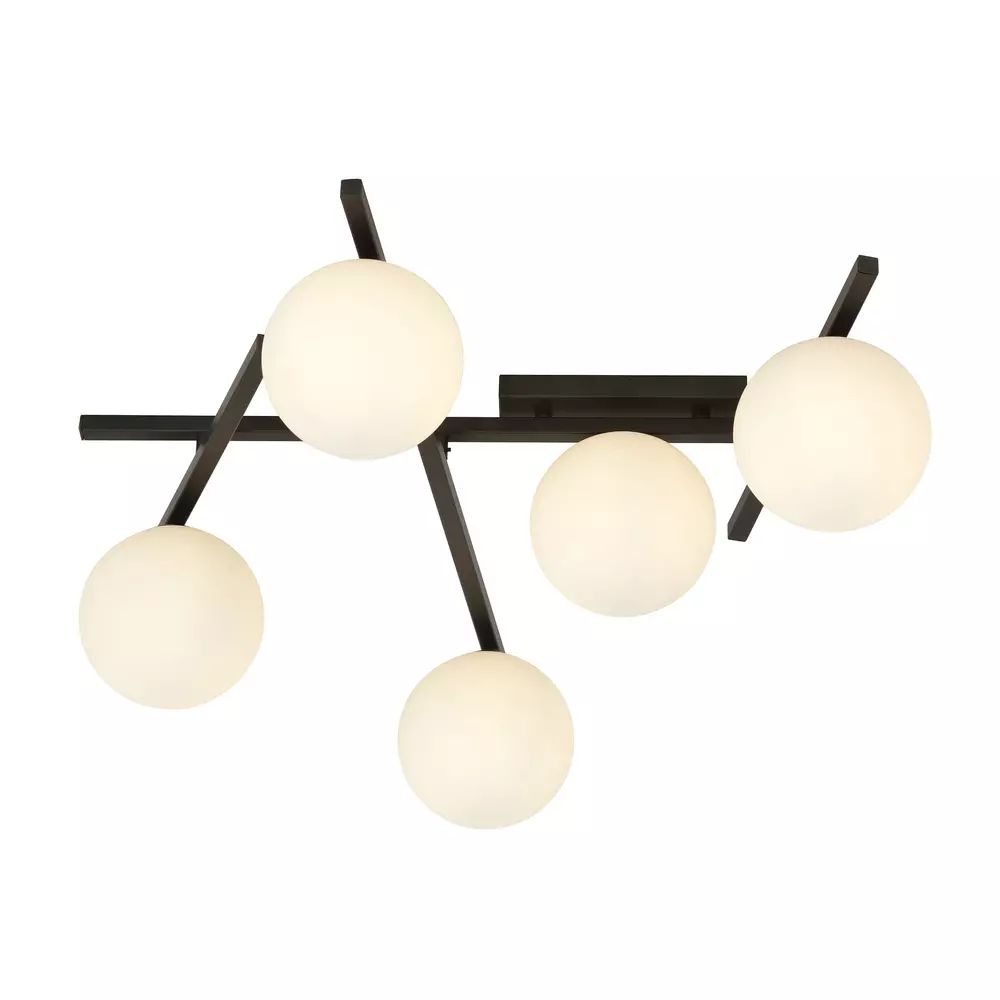 Lustra Emibig Smart 5 negru/opal