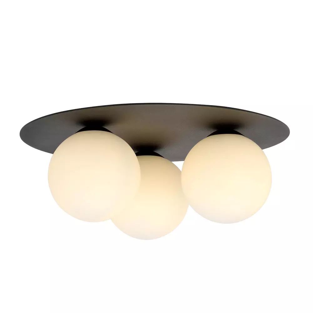 Lustra Emibig Solar 3 negru/opal