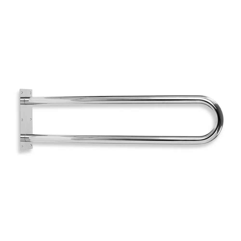 Maner de sustinere dublu Ferro Metalia Help 81 cm crom pentru persoane cu dizabilitati