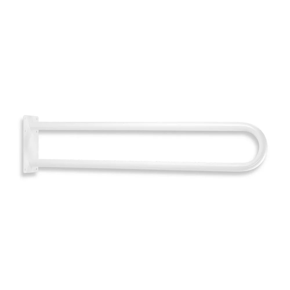 Maner de sustinere dublu Ferro Metalia Help 83 cm alb pentru persoane cu dizabilitati