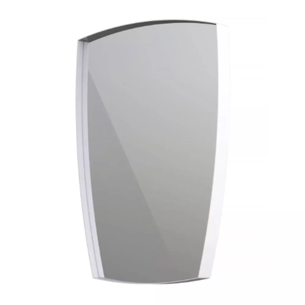 Oglinda asimetrica Oristo Louis 50 cm alb lucios