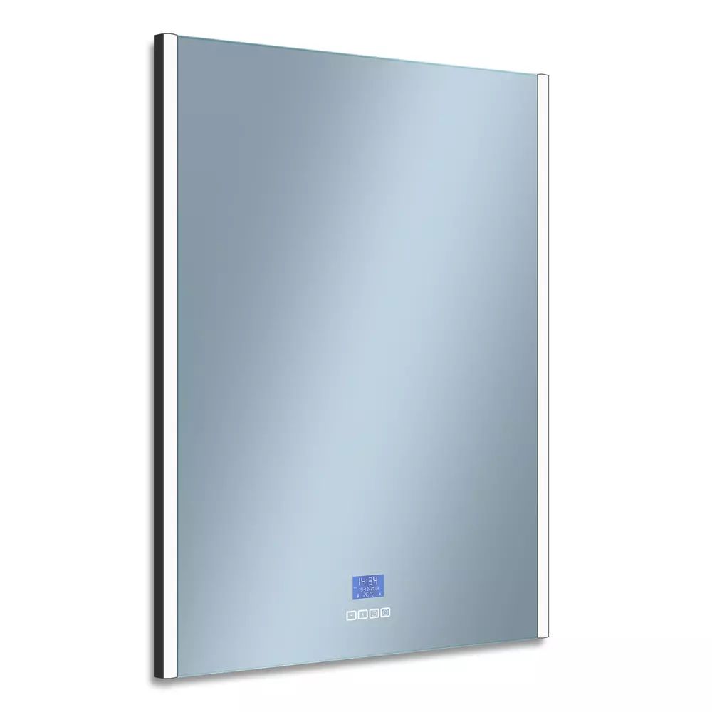 Oglinda cu iluminare Led Venti Timeled negru 60 cm x 80 cm