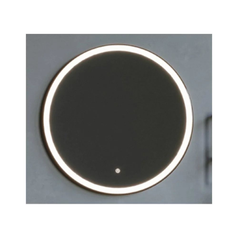 Oglinda cu iluminare si dezaburire Fluminia Black-Boy-60 60 cm