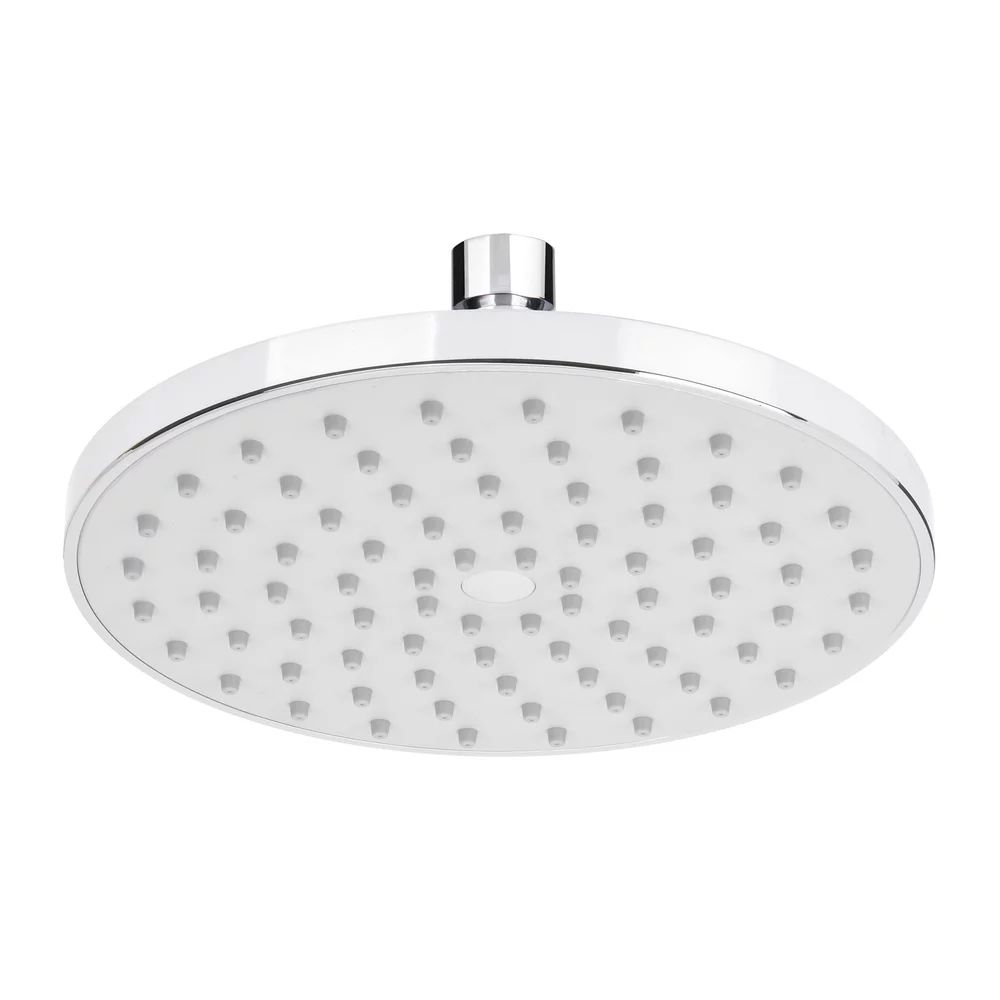 Palarie de dus rotunda Invena 200 mm crom - gri