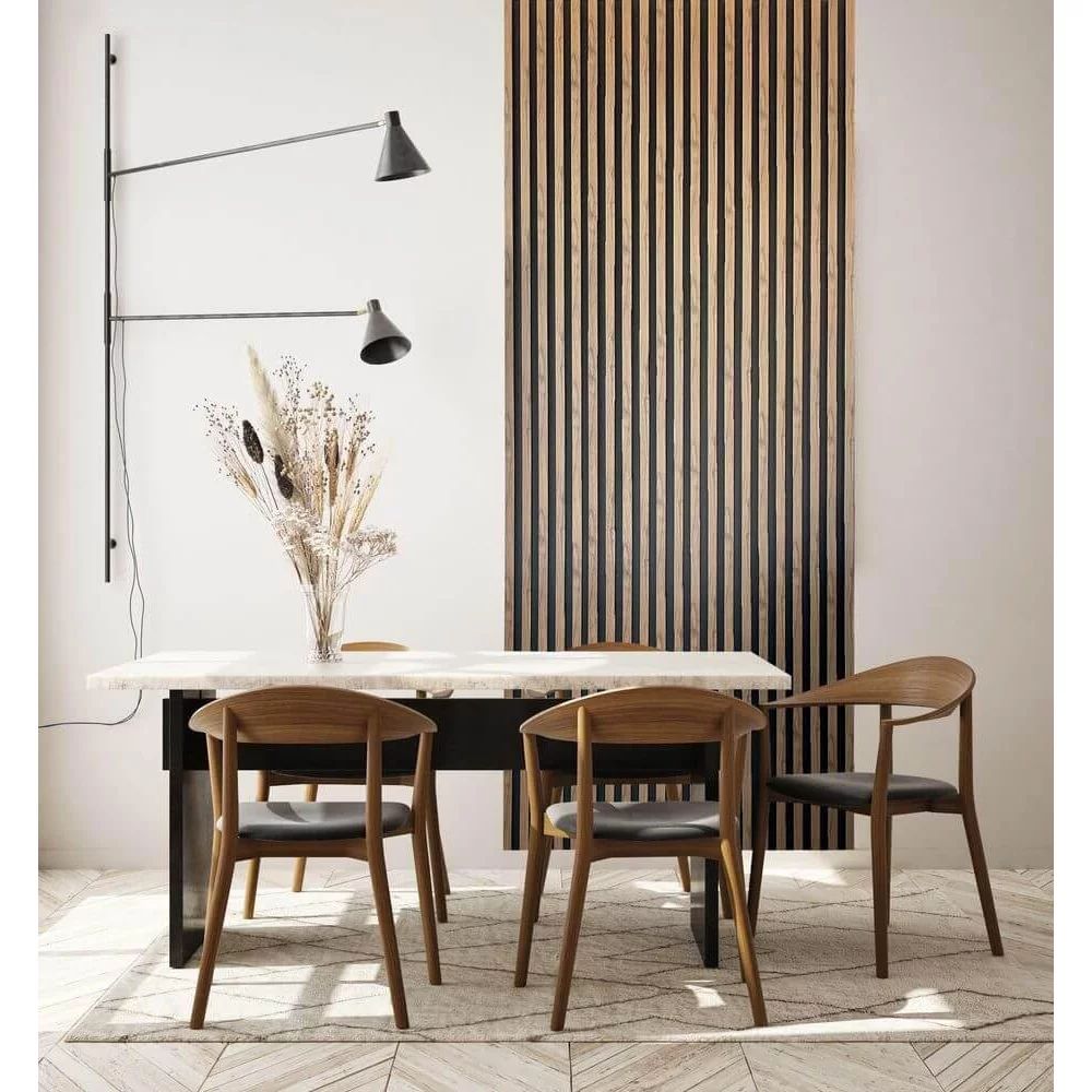 Panou riflaj Lamelio Vasco finisaj stejar artizanal 12.2x270 cm