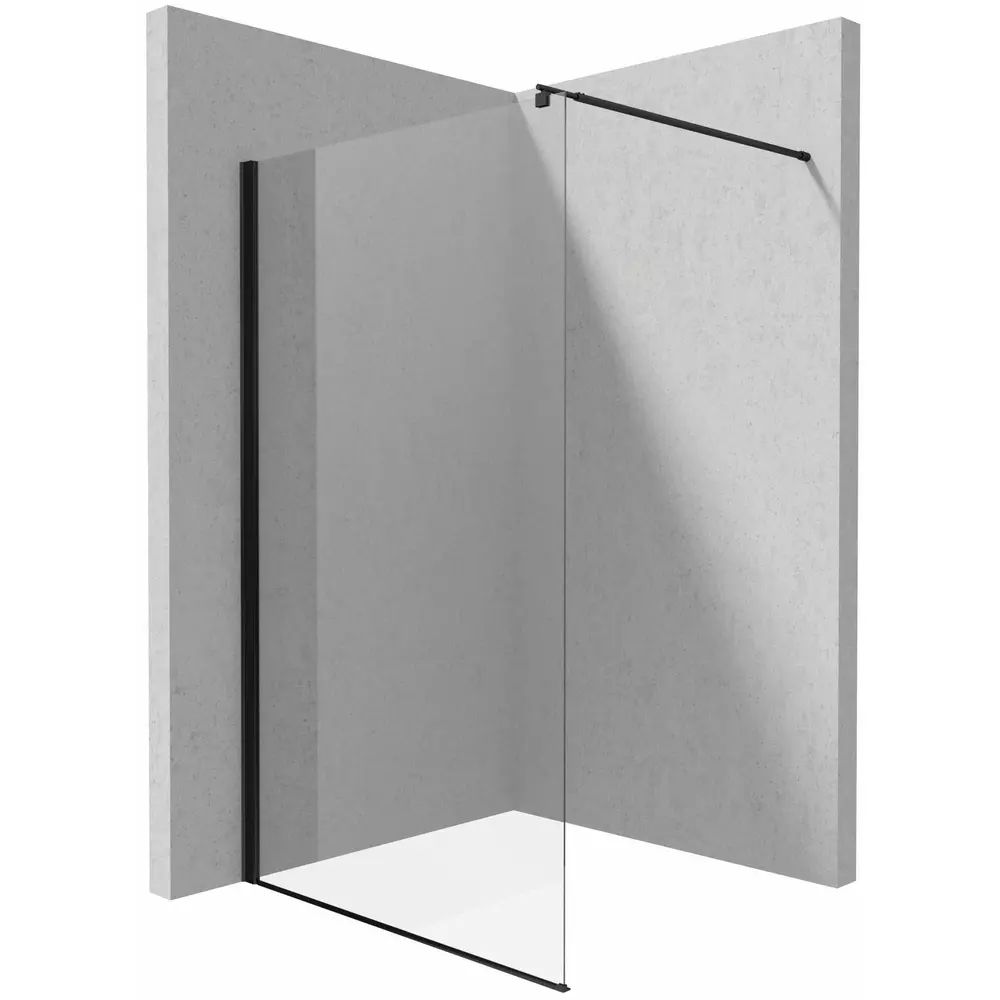 Paravan de dus Deante Kerria Plus negru mat 120x200 cm