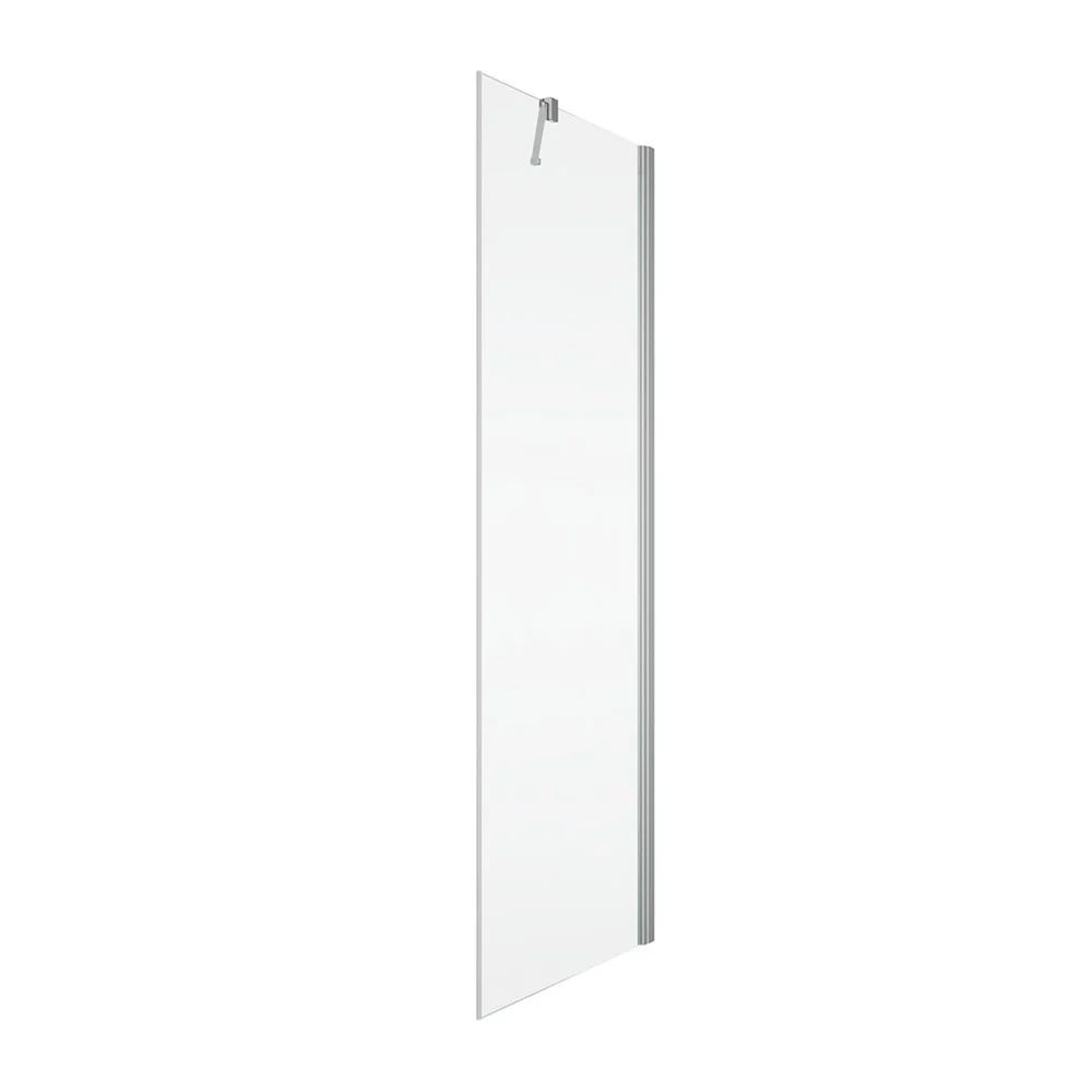 Perete lateral fix SanSwiss Solino SOLT1 120 cm sticla 6 mm crom