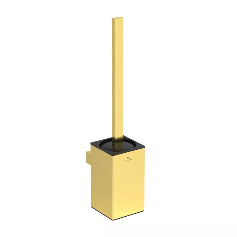 Perie WC Ideal Standard Atelier Conca design patrat auriu periat