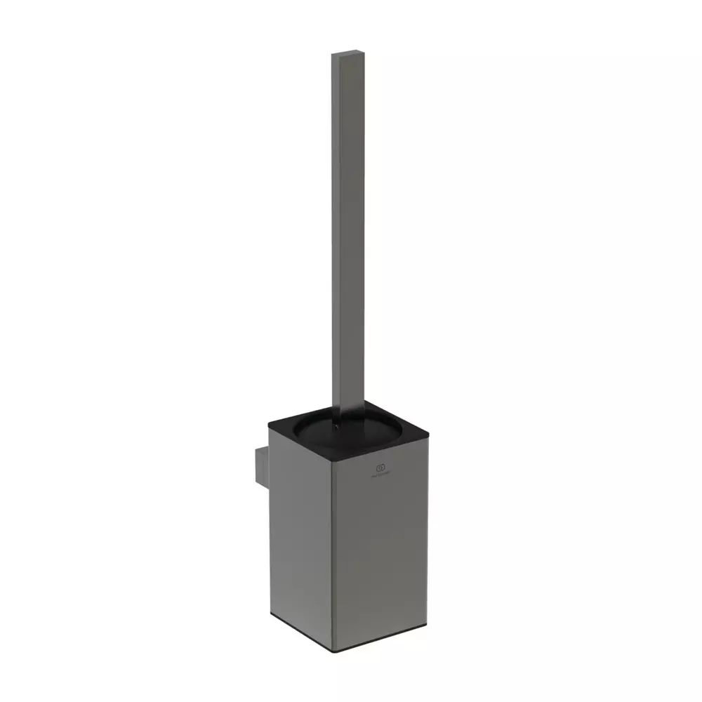 Perie WC Ideal Standard Atelier Conca design patrat gri Magnetic Grey