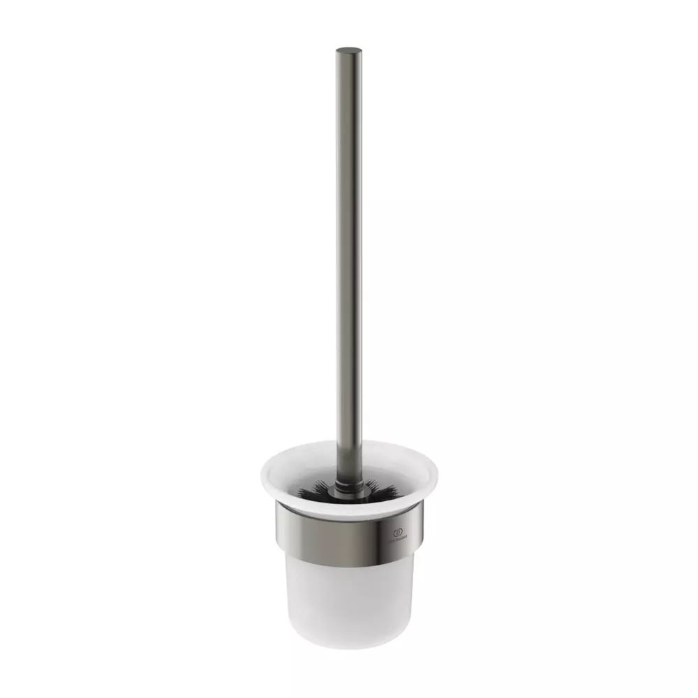 Perie WC Ideal Standard Atelier Conca design rotund argintiu Silver Storm