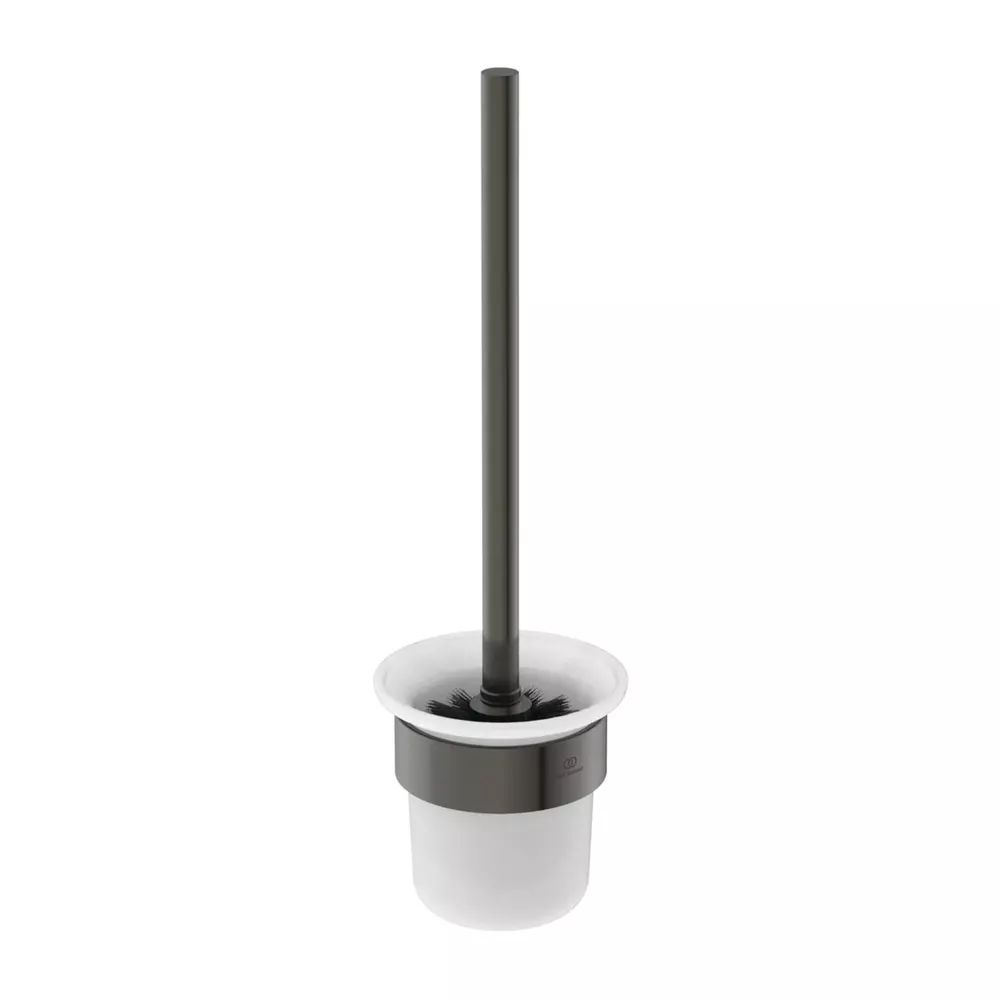 Perie WC Ideal Standard Atelier Conca design rotund gri Magnetic Grey