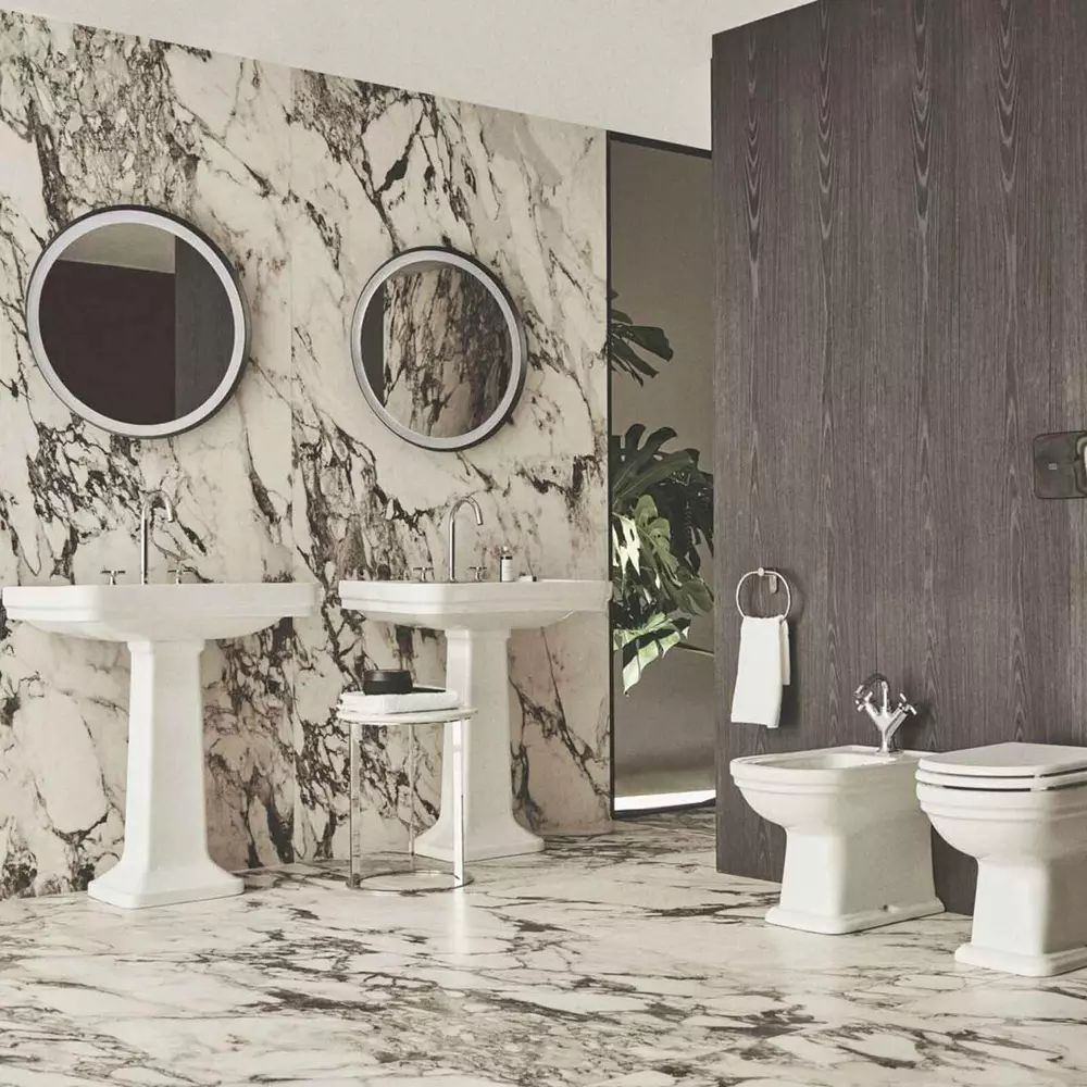 Piedestal pentru lavoar Ideal Standard Atelier Calla alb lucios