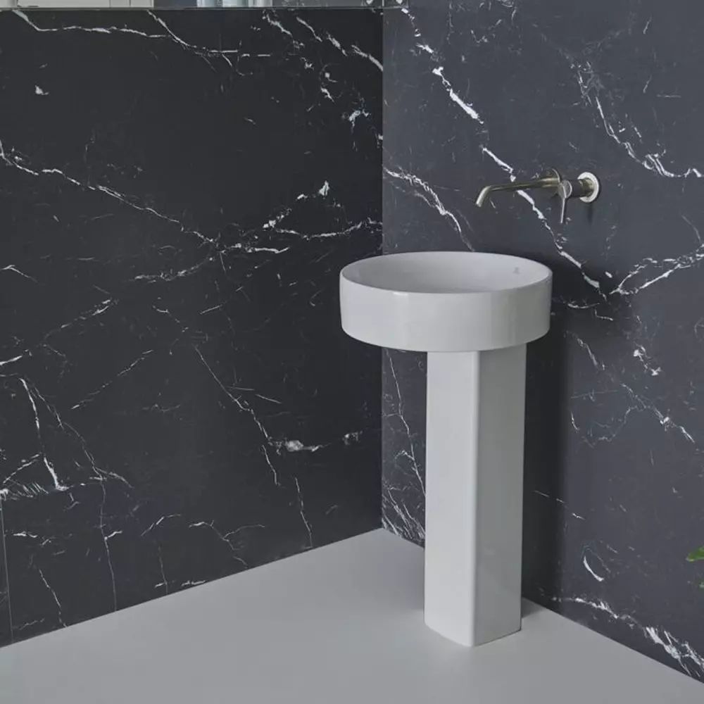 Piedestal pentru lavoar rotund Ideal Standard Atelier Conca alb lucios