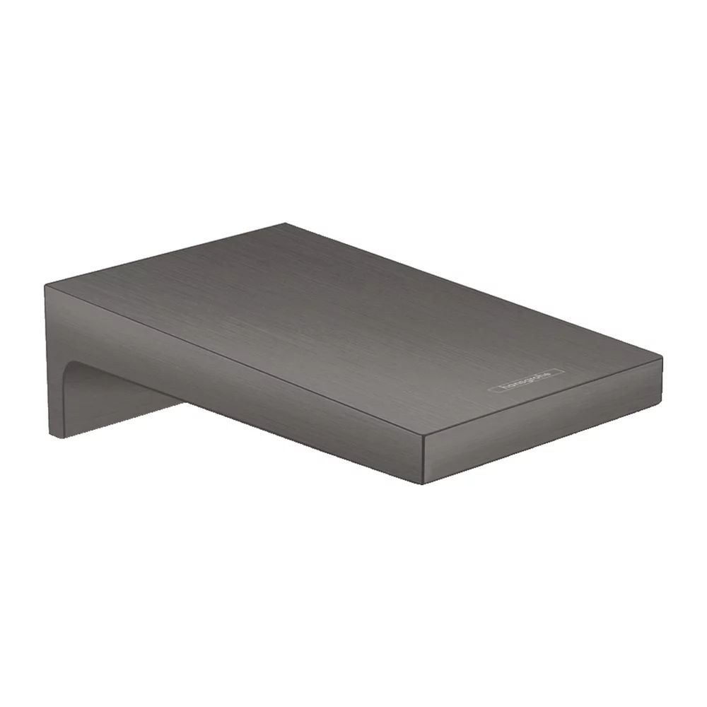 Pipa cada Hansgrohe Metropol negru - crom periat 185 mm