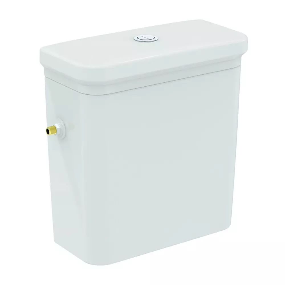 Rezervor pe vas WC Ideal Standard Atelier Calla cu alimentare laterala alb lucios