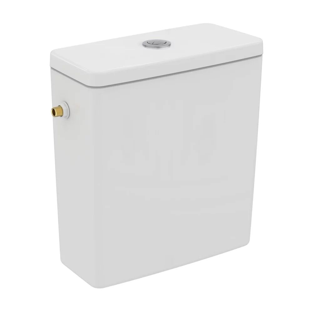 Rezervor pe vas WC Ideal Standard I.life A cu alimentare laterala alb lucios
