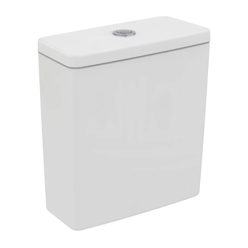 Rezervor pe vas WC Ideal Standard I.life B cu alimentare inferioara alb lucios