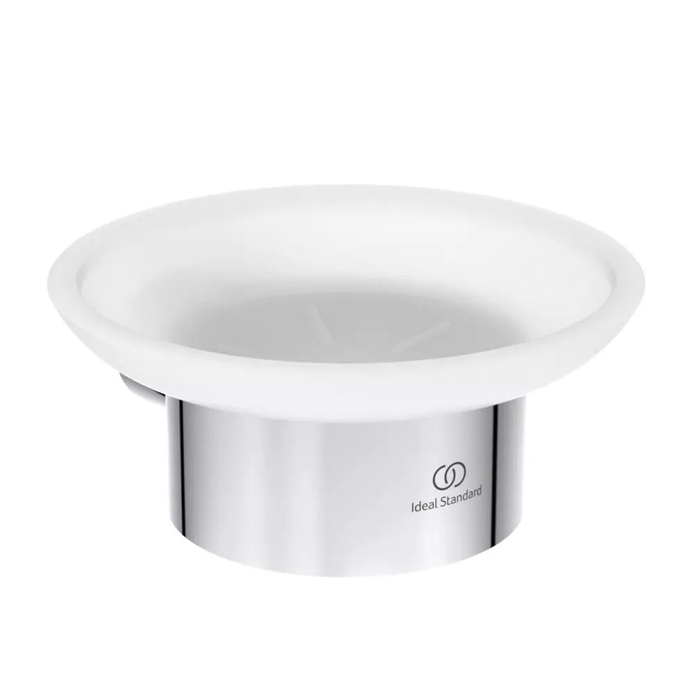 Savoniera Ideal Standard Atelier Conca design rotund crom lucios